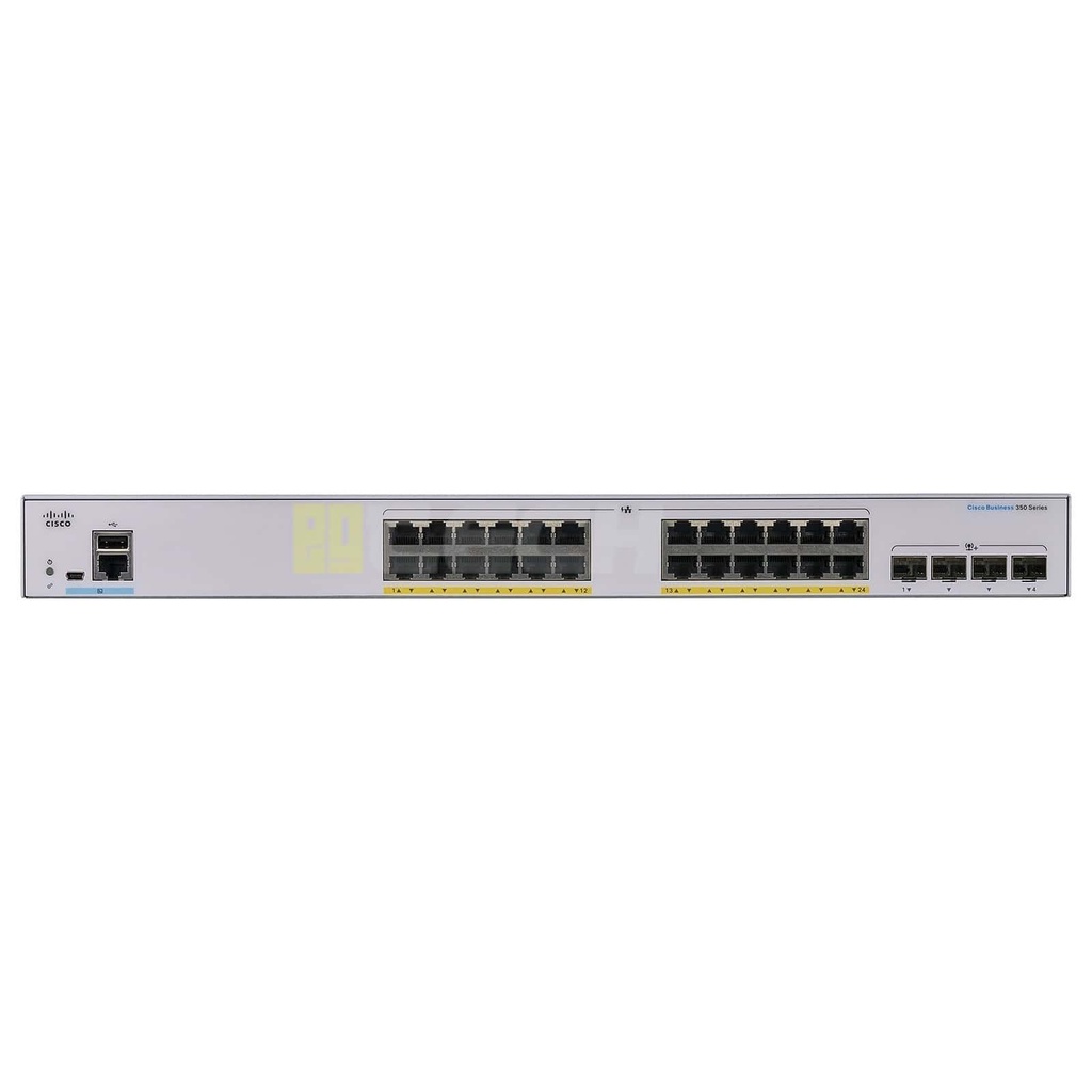 CBS350 MANAGED 24-PORT GE, 195W POE, 4x1G SFP