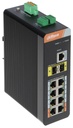 10-port Gigabit Industrial Switch with 8-port PoE (Managed)