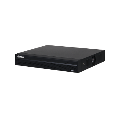 16 CH Compact 1U 8PoE 4K&H.265 Lite NVR, Max 80Mbps Incoming Bandwidth, Up to 8MP Resolution for Preview and Playback, Support IPC UPnP, 8PoE ports