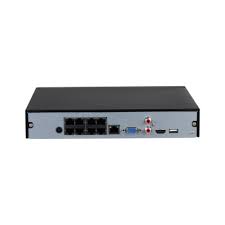 16 CH Compact 1U 8PoE 4K&H.265 Lite NVR, Max 80Mbps Incoming Bandwidth, Up to 8MP Resolution for Preview and Playback, Support IPC UPnP, 8PoE ports
