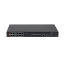 16-port 100 Mbps + 2-port Gigabit Managed PoE Switch, Intelligent PoE , Red port supports 90W IEEE802.3bt
, Web management with friendly interface and easy operation, 250 m long distance PoE transmission, PoE watchdog ,Plug and play
