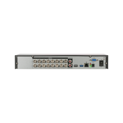 16CH XVR,  H.265+/H.265 dual-stream video compression, 1 HDD upto 10TB, 1Audio, CVI/TVI/AHD/CVBS, Video Out: HDMI/VGA, Smart fan, coax audio support