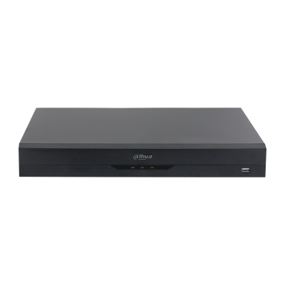32Ch Penta-brid 4K-N/5MP iU wizsense DVR H.265+/H.265 dual stream video compression, 2 sata HDD support, max 32 channels IP cmera inputs, each channel up to 12MP, Max 128 Mbps incoming bandwith, Up to 32 video stream (analog channel)SMD plus lot & POS