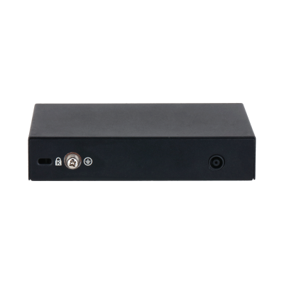 4-Port PoE Switch (Unmanaged), Layer two commercial switch, Supports anti-theft lock hole, RJ45 port supports 10/100Mbps self-adaptation,
