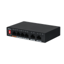 4-Port PoE Switch (Unmanaged), Layer two commercial switch, Supports anti-theft lock hole, RJ45 port supports 10/100Mbps self-adaptation, 