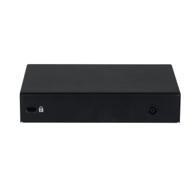 4-Port PoE Switch (Unmanaged), Layer two commercial switch, Supports anti-theft lock hole, RJ45 port supports 10/100Mbps self-adaptation, 