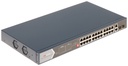 L2, Unmanaged, 24 Gigabit RJ45 PoE ports, 2 Gigabit RJ45, 2 Gigabit SFP uplink ports, 802.3af/at/bt, port 1-4 support Hi-PoE 90w, PoE power budget 370W, ports 21-24 support up to 300meter, 6KV surge protection, supports POE watchdog, port isolation