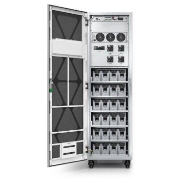 Easy UPS 3M 60kVA 400V 3:3 UPS, 4 internal 9Ah modular battery strings expandable to 6, Start-up 5x8