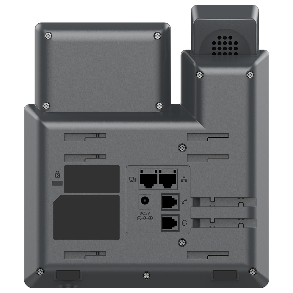 2 SIP account, 2 lines, GDMS online device management and provisioning, 5-way audio conferencing for easy conference calls,Equipped with noise shield technology to minimize background noise,Electronic Hook Switch (EHS) support for Plantronics, Jabra, and Sennheiser headsets
