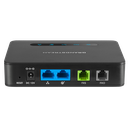 HT813 is an analog telephone adapter that features 1 analog telephone FXS port and 1 PSTN line FXO port in order to offer backup lifeline support using a PSTN line. The integration of a FXO and FXS port enables this hybrid ATA to support remote calling to and from the PSTN line.