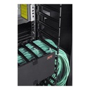  APC NetShelter SX, Networking Rack Enclosure, 42U, Black, 1991H x 750W x 1070D mm with Casters, Feet, Vertical Cable Managers, Side Panels