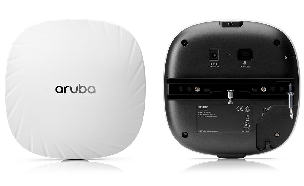 HPE Aruba Networking AP-505 (RW) Dual Radio 2x2 802.11ax Internal Antennas Unified Campus AP