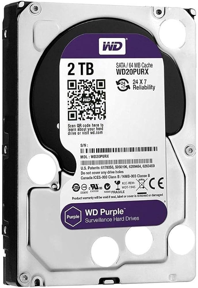 WD Purple 2TB Hard Disk Drive