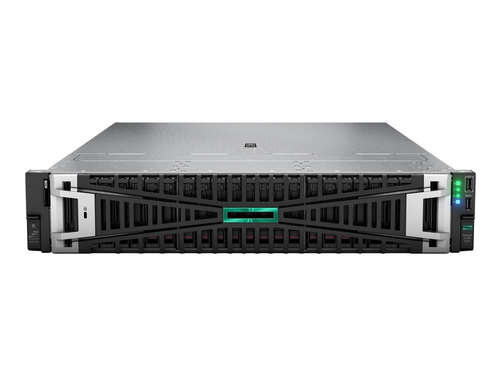 HPE ProLiant DL380 Gen11 Intel Xeon-G 6430 32-Core (2.10GHz 60MB) 64GB (2 x 32GB) PC5-4800B RDIMM 8 x Hot Plug 2.5in Small Form Factor x1 Tri-Mode Bas HPE Ethernet 10/25Gb 2-port SFP28 BCM57414 OCP3 Adapter