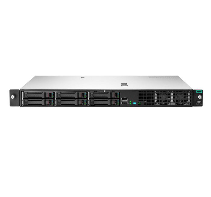 [P66395-421] HPE ProLiant DL20 Gen10 Plus Intel Xeon E-2314 Quad-Core (2.80GHz 8MB) 16GB (1 x 16GB) DDR4 3200AA-E UDIMM 4 x Hot-Plug 2.5in Small Form Factor Intel VROC RAID No Optical 800W 3 Year Next Business Day Warranty