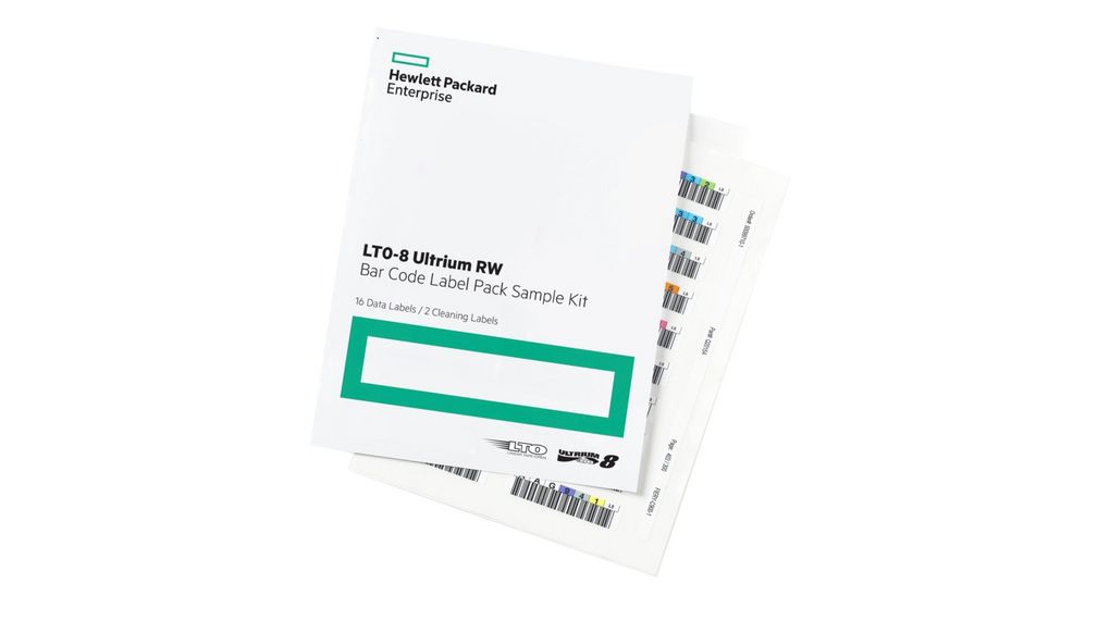 HPE LTO-8 30TB RW Bar Code Label Pack contain  100 Labels in 1 pack 