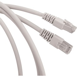 CAT6A U/UTP PATCH CORD, LSZH, 1M GREY