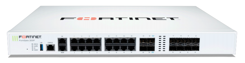 FortiGate-200F Hardware plus 1 Year 24x7 FortiCare and FortiGuard Unified Threat Protection (UTP)