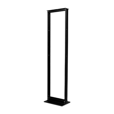 NetShelter 2 Post Rack 45U #12-24 Threaded Holes Black