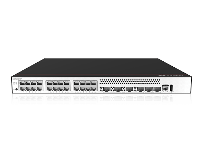 S5735-S48P4XE-V2 (48*10/100/1000BASE-T ports, 4*10GE SFP+ ports, 2*12GE stack ports, PoE+, without power module) 