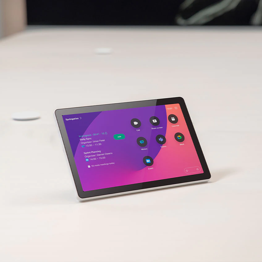 Cisco Room Navigator-Table Stand, First Light (White) 