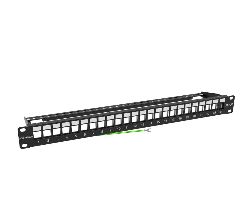 Sheilded 24-port Blanck Patch Panel, 1U