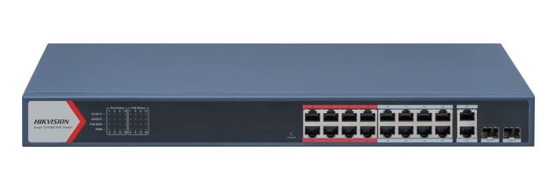 16 Port Fast Ethernet Smart POE Switch