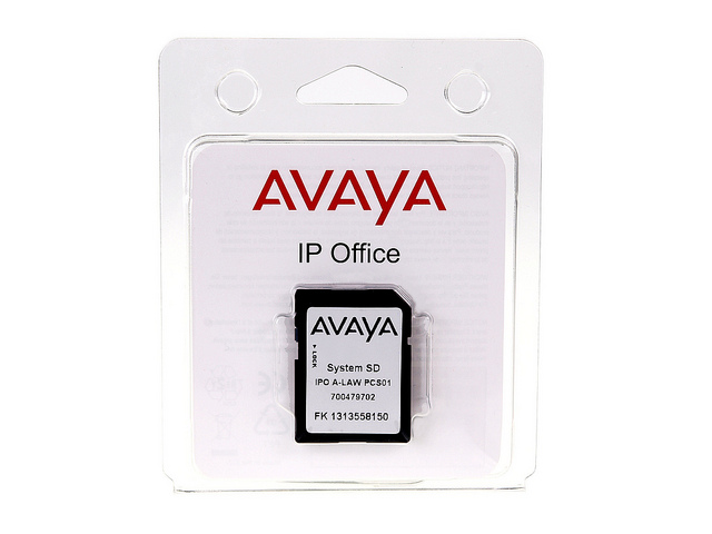 IP OFFICE IP500 V2 SYSTEM SD CARD A-LAW 