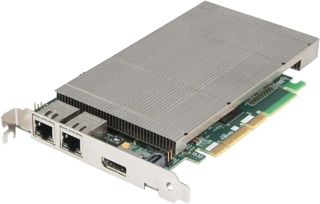 Multichannel SQX IP decoder card (10x 1920x1080 @ 30fps)
