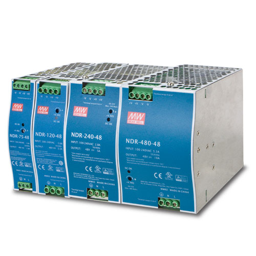 PLANET 48V, 240W Din-Rail Power Supply (NDR-240-48, adjustable 48-56V DC Output) 