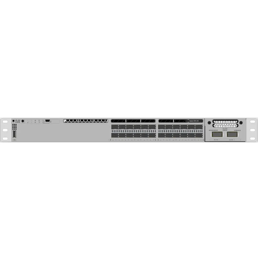 Catalyst 9300  24 GE SFP Ports, modular uplink Switch 