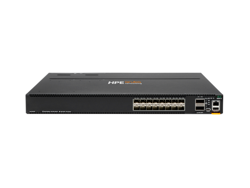 HPE Aruba Networking 8360-16Y2C v2 16p 25G SFP/SFP+/SFP28 2p 100G QSFP+/QSFP28 Front-to-Back 3 Fans 2 AC Bundle