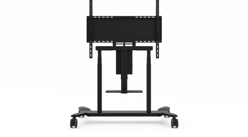 *Tilt 0° ~ 90° *Height adjust 560mm (22.05”) *Max 86" *Control Pad, Physical button control, Software control for IFP