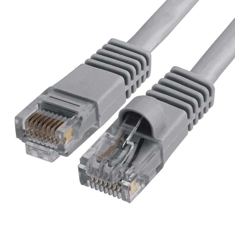 FINOSEL Copper Cat6A UTP Patch Cord PVC Jacket 2 Meter Gray