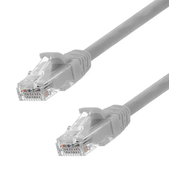 FINOSEL Copper Cat6A UTP Patch Cord PVC Jacket 3 Meter Gray