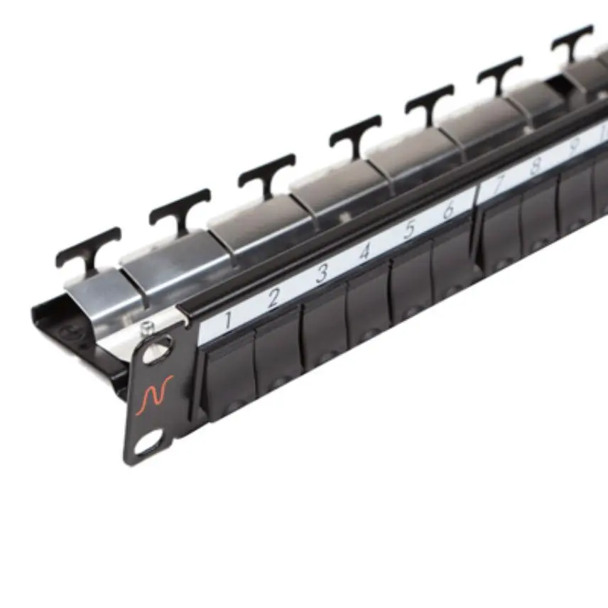 LANmark Patch Panel 24 Snap-In Black 