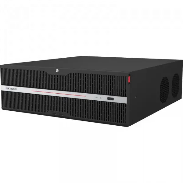 [iDS-9664NXI-M16/X(STD)] Facial Recognition for up to 48 channels picture stream or 16 channels video stream;Support 32 face libraries, up to 100,000 face pictures per library and support 100,000 pictures in total. Video Structuralization for up to 12-ch video analysis. False alarm filtering for up to 24-ch behavior detection(line crossing, intrusion,region entrance and region exiting) 400Mbps Bit Rate Input Max(up to 64-ch IP video), 16 SATA Interfaces, Up to 16TB per HDD, alarm I/O: 16/9, 3U case,19",RAID 0/1/5/6/10 