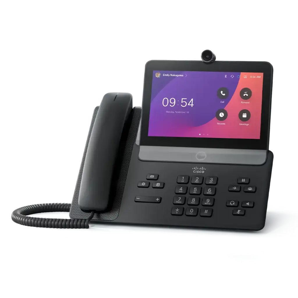 Cisco Video IP Phone 8875, Carbon Black