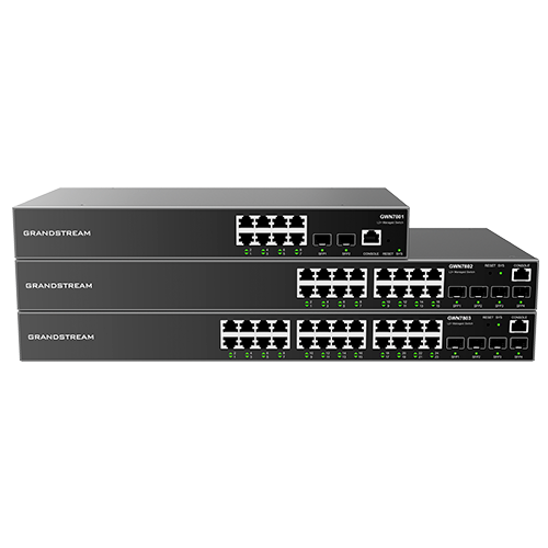 Grandstream GWN7801P 8 -Port Gigabit Managed PoE Network Switch
