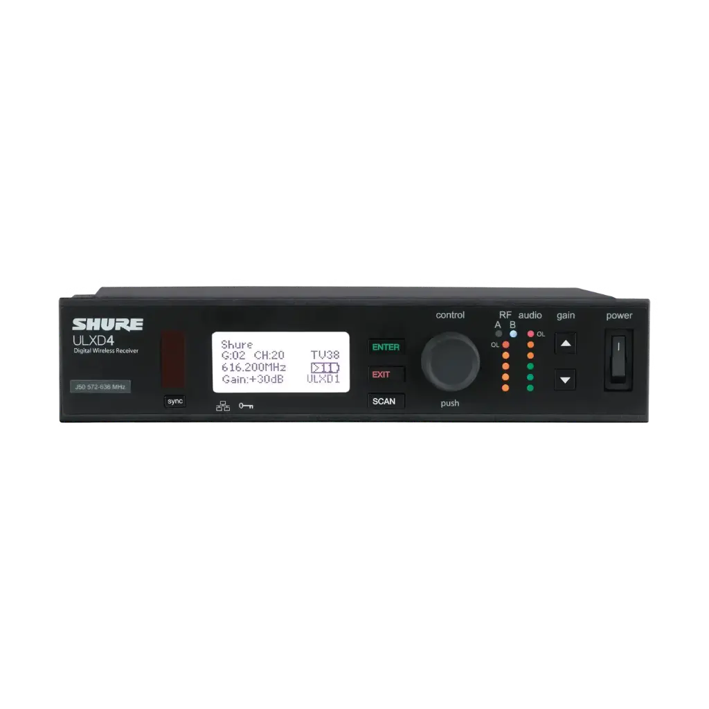 SHURE WIRELESS RECEIVER 