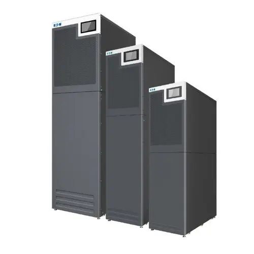 Eaton 93T UPS, Tower Online UPS, 20 kVA, 3 phase in/3 phase out, unity power factor, Internal Maintenance Bypass Switch, space for Internal Batteries 