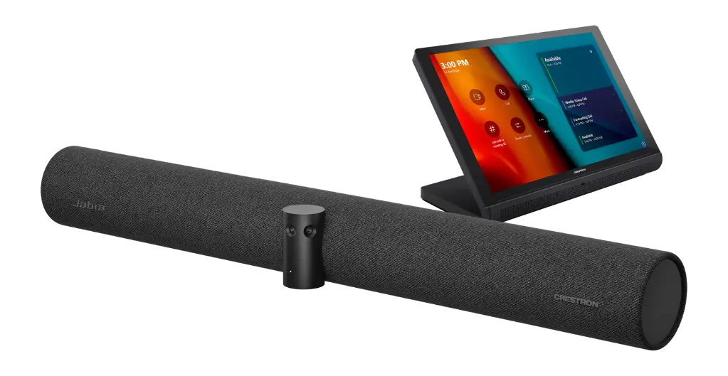 Crestron Flex Small Room Conference System with Jabra® PanaCast® 50 Video Bar for Microsoft Teams® Rooms