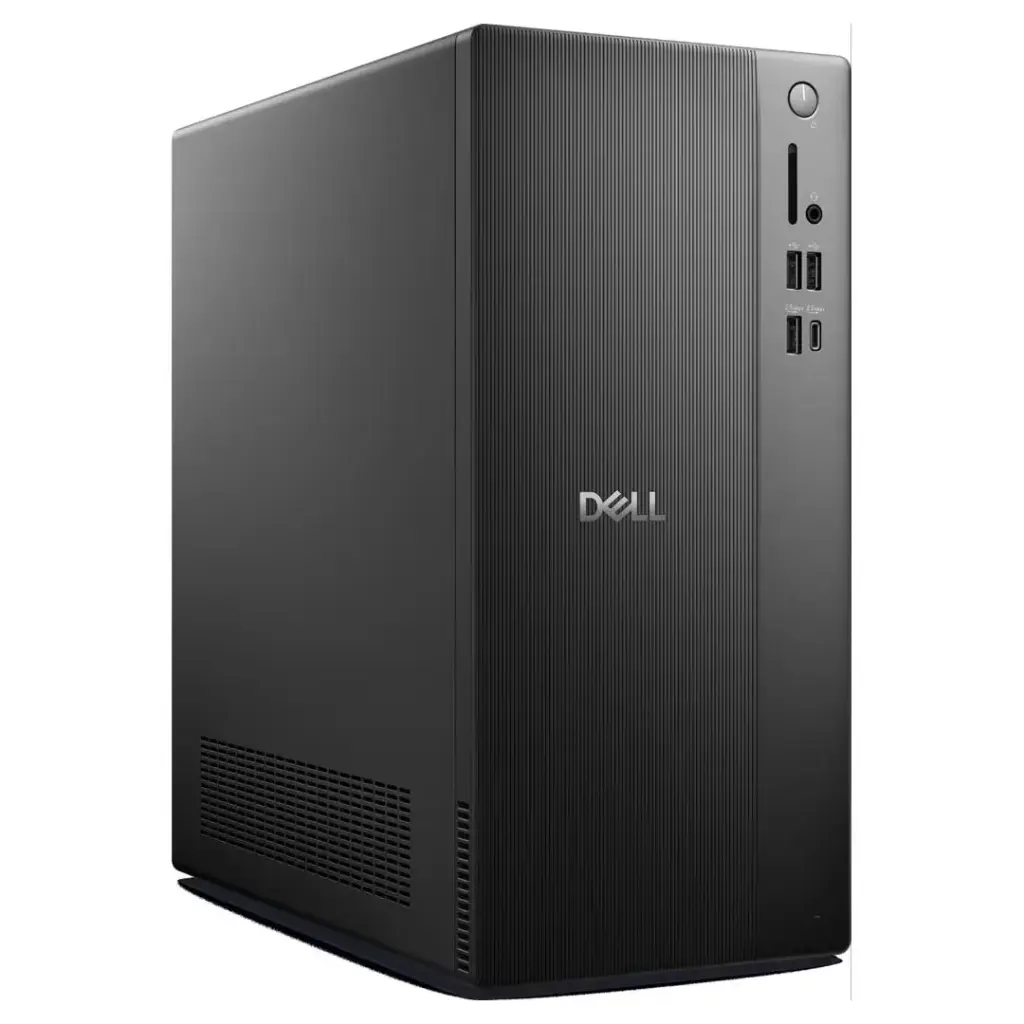 Dell Tower ECT1250 : Intel(R) Core(TM) i7 14700 (33 MB cache, 20 Cores, 28 threads, up to 5.4 GHz) / 16GB, 1x16GB, DDR5, 5600MT/s / 512GB M.2 PCIe NVMe Solid State Drive / Intel(R) UHD Graphics 770 with shared graphics memory / 180W Chassis / Intel(R) Core(TM) i7 non-vPro Processor Label / Ubuntu 24.04 LTS / MediaTek Wi-Fi 6 MT7920, 2x2, 802.11ax, MU-MIMO, Bluetooth wireless card / Dell Wired Keyboard - KB216 - Arabic (QWERTY) - Black / Dell Optical Mouse - MS116 (Black) / 1 Yr ProSupport: Next Business Day Onsite 