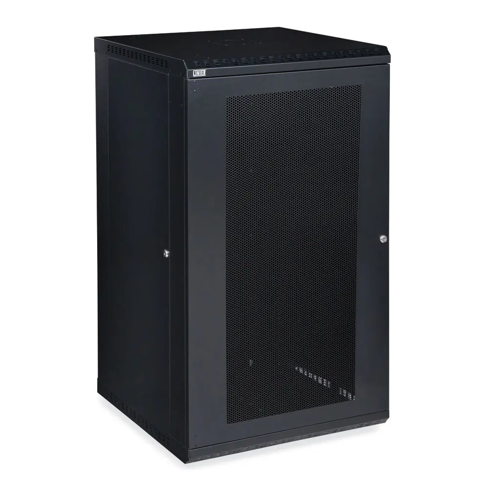 FINOSEL, Cabinet, 22U WM DS Cabinet, 600x800mm, Black, With PDU & Fan