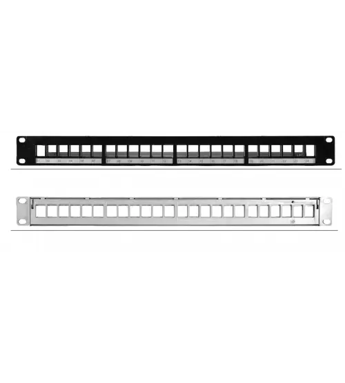 [92-301] BNET 24 PORT (12LCD) SINGLE MODE PATCH PANEL 19" 1U WITH ALL ACCESSORIES & 24 LC/UPC OS2 PIGTAILS Model : B-PP24LC-SMP 