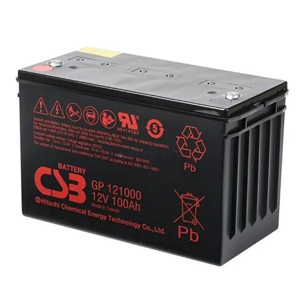 CSB, VRLA batteries, 10 years design life, 60 min autonomy full load- 2 string x32 blocks 
