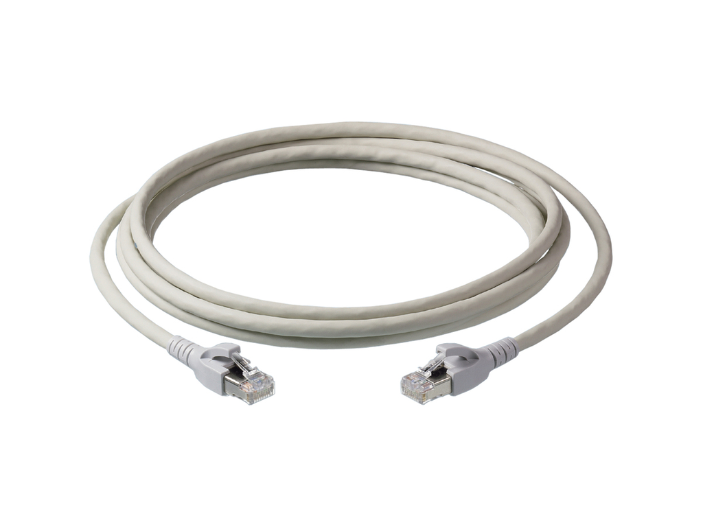 Corning patch cord Copper cat6A 3 meter Gray(CCAKYE-G1002-A030-C0)  -