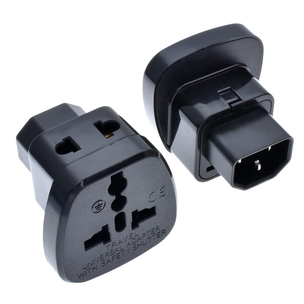 Wi-Power Plug Switch Convertor UK to C14 -