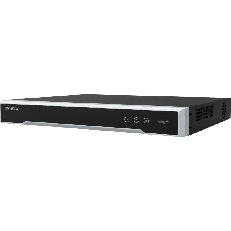 HikVision 8-ch 1U 8K NVR  128Mbps Bit Rate Input Max(up to 8-ch IP video),8x8MP decoding capability,HDMI up to 8K, 2 SATA Interfaces, alarm I/O: 4/1,  380 1U case