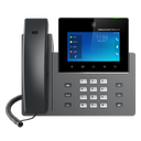 16 lines with up to 16 SIP accounts, Built-in 1 mega-pixel CMOS tiltable camera for video calling with privacy wheel, Android support